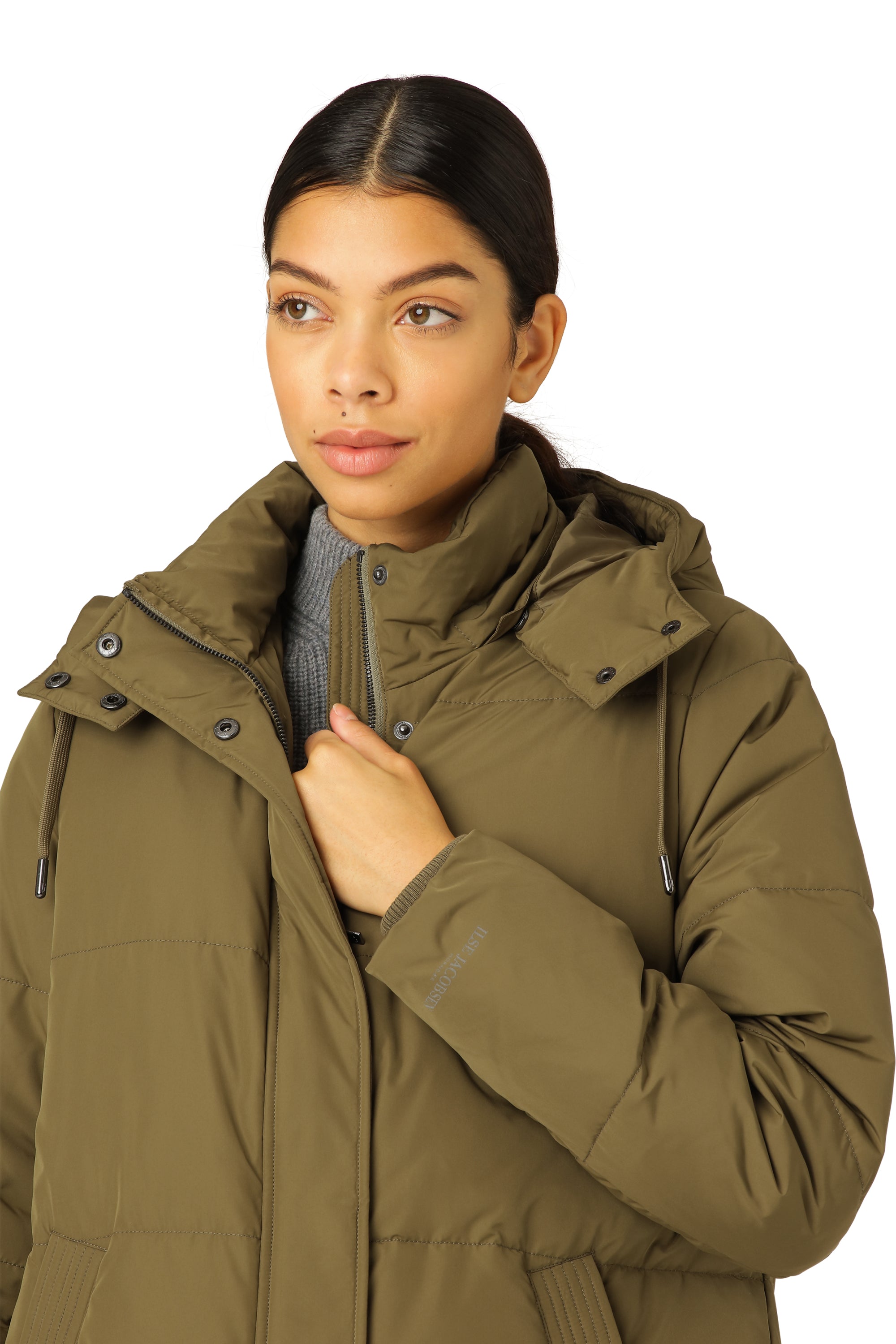 Ilse Jacobsen Hornbæk Outerwear Daunenmantel Winter coat 432 Lizard